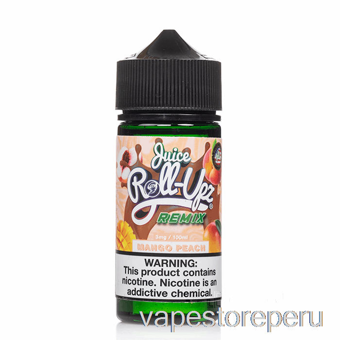 Vape Sin Nicotina Peru Mango Melocotón - Jugo Roll Upz Remix - 100ml 6mg